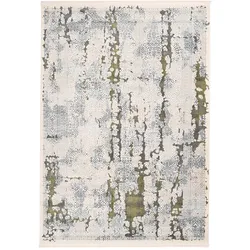 Teppich ARTE ESPINA "Palace 200", grau (grau, grün), B:80cm H:13mm L:150cm, Polypropylen, Teppiche, Soft Touch, Vintage-Design, dezente Farben