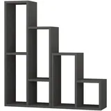 Decortie Bücherregal 42 x 20 x 89 cm Schwarz