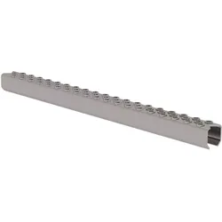 Munk Lochsprosse Stahl blank mit Ausstanzung, Fertigungsteil 400mm