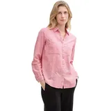 Tom Tailor With Slub Structure 1035247 Bluse Berry Red 38