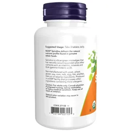 NOW Foods Bio Spirulina Tabletten 120 St.