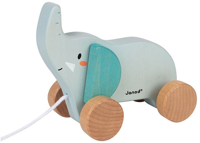 Janod - Janod-Wwf® Nachziehtier Elephant Aus Holz