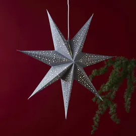 Star Trading Papierstern 60 cm silber