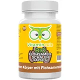Bio Flohsamenschalen Kapseln mit 700 mg Extrakt - vegan - Vitamineule