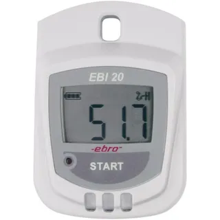 EBRO EBI 20-TH1 Multi-Datenlogger Messgröße Luftfeuchtigkeit, Temperatur -30 bis +70 °C 0 bis 100 % rF