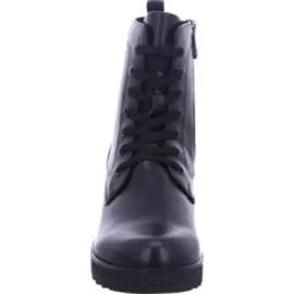 Marco Tozzi Damen Stiefeletten zum Schnüren mit Blockabsatz mit Reißverschluss, Schwarz 9425174