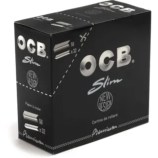 OCB Papers OCB Premium Slim - 50 Heftchen - 32 Blatt - Langes Papier