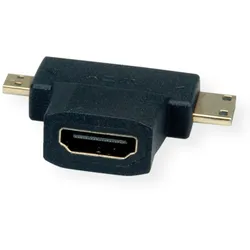 VALUE HDMI T-Adapter HDMI  - HDMI Mini + HDMI Micro