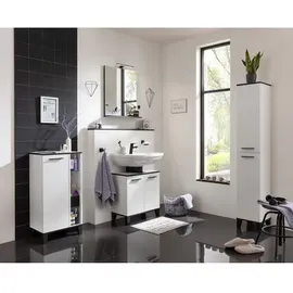 Fackelmann Spiegelelement TE-A 59,8 cm x 69,2 cm x 13,5 cm Weiß Matt