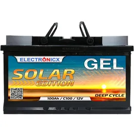 Electronicx Solar Edition GEL Batterie 100 AH 12V 1,2 kWh