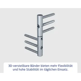 EcoStar Haustür ISOPRO Secur IPS 810S RC2 graualuminium 110 x 210 cm