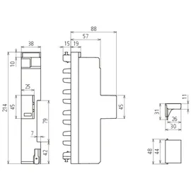 Dehn Kombi-Ableiter DSH ZP B2 TNS 255