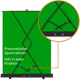 Walimex pro Roll-up Panel Hintergrund grün 165 x 220 cm,