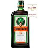 Jägermeister – 1 x 0,7l Premium Kräuterlikör 35% Vol. – 56 erlesene Kräuter – Kalt mazeriertes Elixier – Im Eichenfass gelagert – Das Original aus Wolfenbüttel