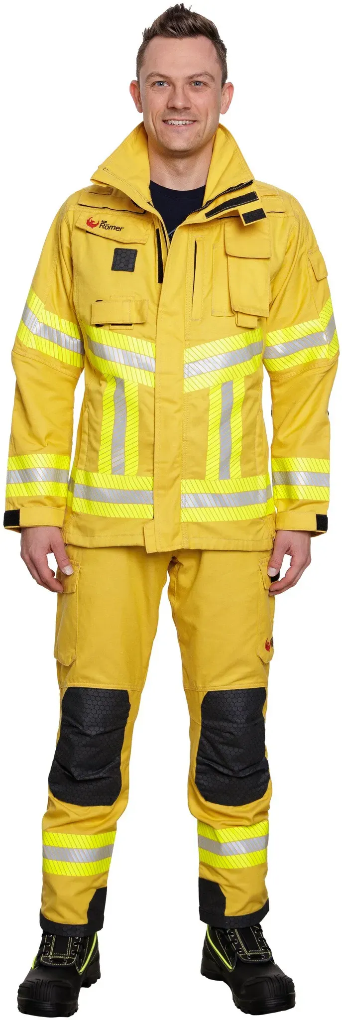 SCR Römer Waldbrandjacke Markus, gelb, L