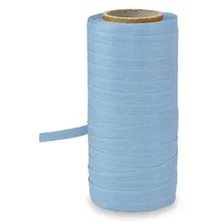 PRÄSENT Geschenkband COTTONFIELD matt hellblau 5,0 mm x 100,0 m