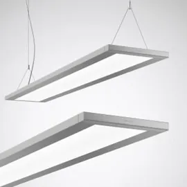 Trilux LuceoS D/H2 1-flg. 24 cm rechteckig silbergrau