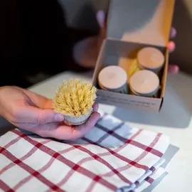 Chinchilla Spülbürste Wechselköpfe 4 St. Beige