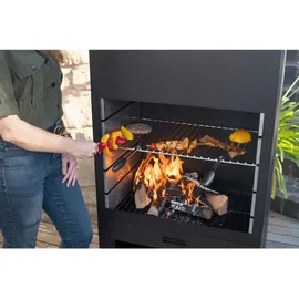 Westmann Grill und Gartenkamin Schwarz
