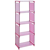 Estexo Bücherregal 4 Fächer 0 x 0 x 0 cm Pink