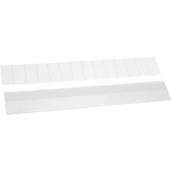 Hager Volta Beschriftungsfolie/-Streifen VE=10 Klarsichthülle selbstklebend