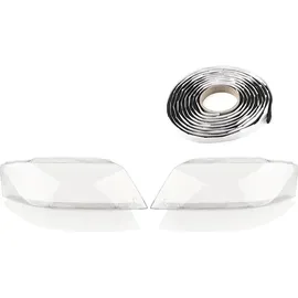 Lst 2x Scheinwerfer Glas Streuscheibe Set für Audi A6 4B C5 Avant Limo 1997-2001