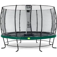 EXIT TOYS Elegant Trampolin 366 cm inkl. Economy Sicherheitsnetz grün