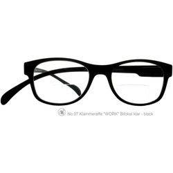 Lesebrille No.07 Klammeraffe Work bifokal schwarz