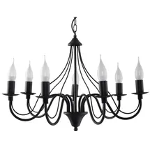 Sollux Minerwa 7-flg. 7xE14 60 cm schwarz