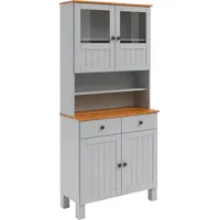 Home Affaire Küchenbuffet »Alby2«, Mit Metallgriffen, Breite 85 cm