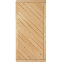 Tetzner & Jentzsch Sichtschutzelement Classic Diagonal 90 x 180 cm Grün/Holz