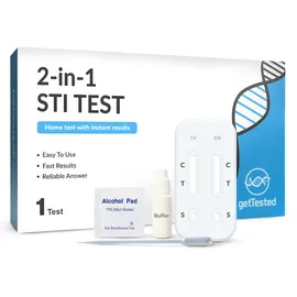 gettested Urintest 2-in-1 Schnelltest auf Trichomonas / Gardnerella 3 St.