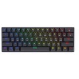 SAVIO Gaming Tastatur Mechanische “Blackout” Schwarz - 60 Prozent RGB Gaming Keyboard mit QWERTY Layout - Mechanische Gaming Tastatur Kompatibel mit Windows PC & Mac