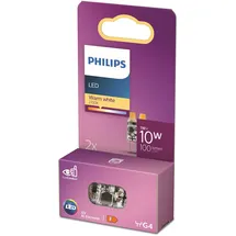 Philips LED Standard Brenner 10W G4 warmweiß 2 St.