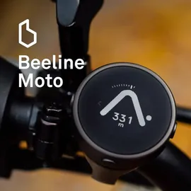 Beeline Motorrad Navi GPS Computer - Silber