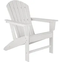 Tectake tectake® Gartenstuhl, Weiß, Kunststoff, 79x97x83 cm, Gartenmöbel, Gartenstühle,