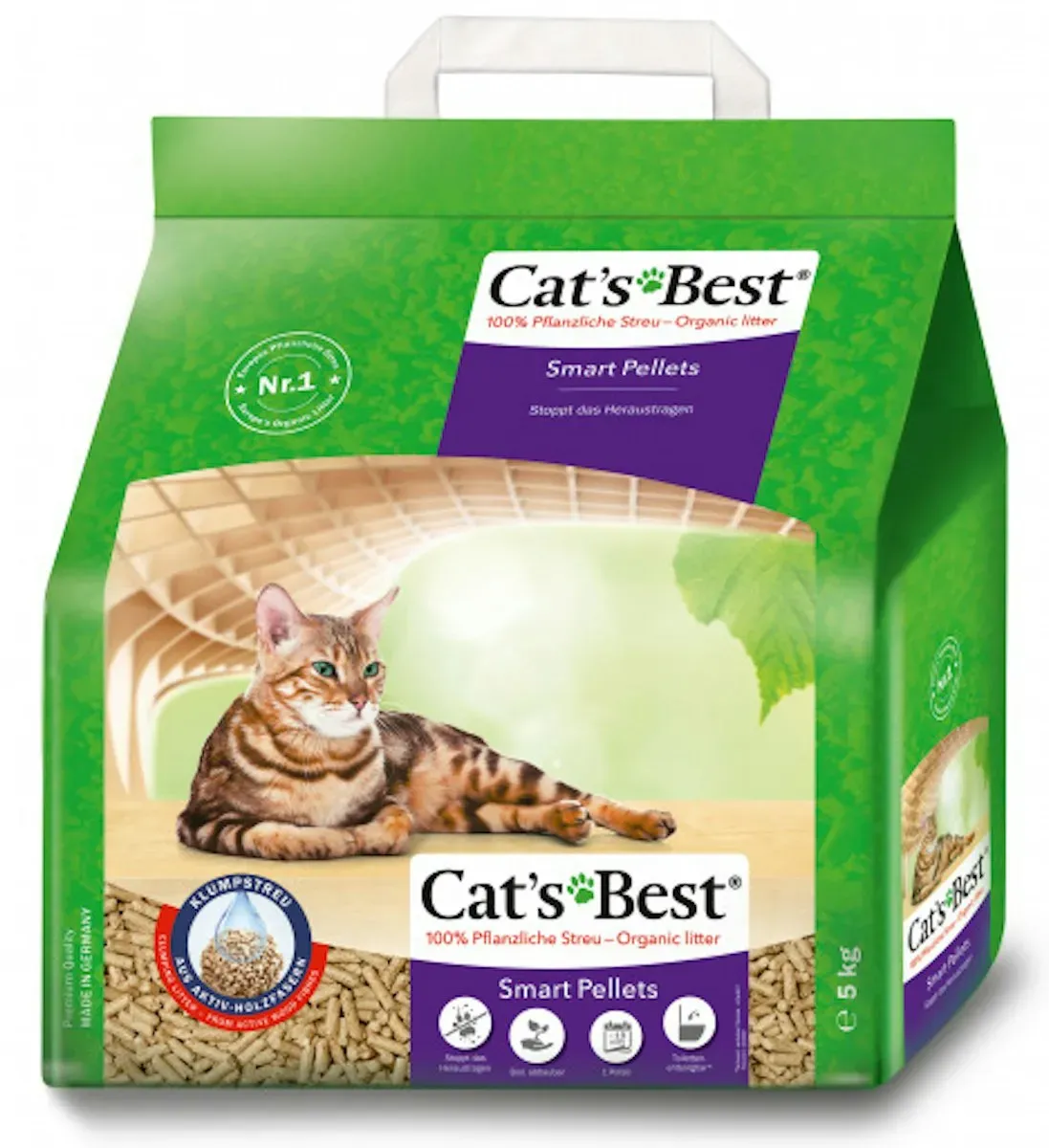 CAT'S BEST Smart Pellets Katzenstreu 5 Kilogramm