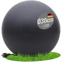 8 seasons DESIGN Shining Globe anthrazit E27, warmweiß