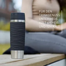 Emsa Waves Grande Thermobecher 0,5 l Schwarz