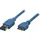 TECHLY USB-A auf Micro USB 2 m Blau