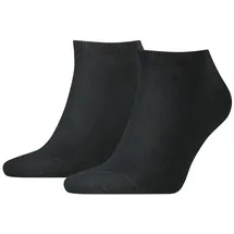Tommy Hilfiger Kinder Sneaker Socken, Vorteilspack - Teen, TH, Baumwolle, Uni, 23-42 Schwarz 27-30 (Herstellergröße: 27)