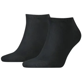 Tommy Hilfiger Kinder Sneaker Socken, Vorteilspack - Teen, TH, Baumwolle, Uni, 23-42 Schwarz 27-30 (Herstellergröße: 27)