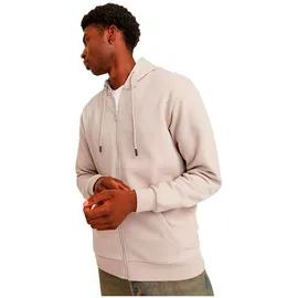 JACK & JONES Hoodie Sweatjacke Herren Weiß L