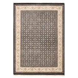 Orientteppich Herati Royal 70 x 140 cm Mischgewebe Schwarz
