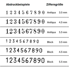 Reiner SCT Reiner Paginierstempel C1 8-stellig,
