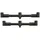 Fox Rage Black Label Qr Buzz Bar Für Rod Pod - Black - 250-280 mm