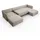 lookway WOHNLANDSCHAFT APOLLO U mit Schlaffunktion und Bettkasten Castel 15