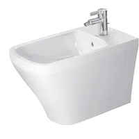 Duravit DuraStyle 37x63cm, m HL, ÜL, Hahnlochbank, Weiß