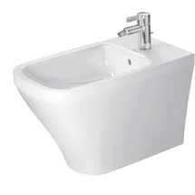 Duravit DuraStyle 37x63cm, m HL, ÜL, Hahnlochbank, Weiß