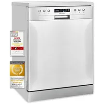 Exquisit GSP9414-030D Geschirrspüler (freistehend, 598 mm breit, Inox)